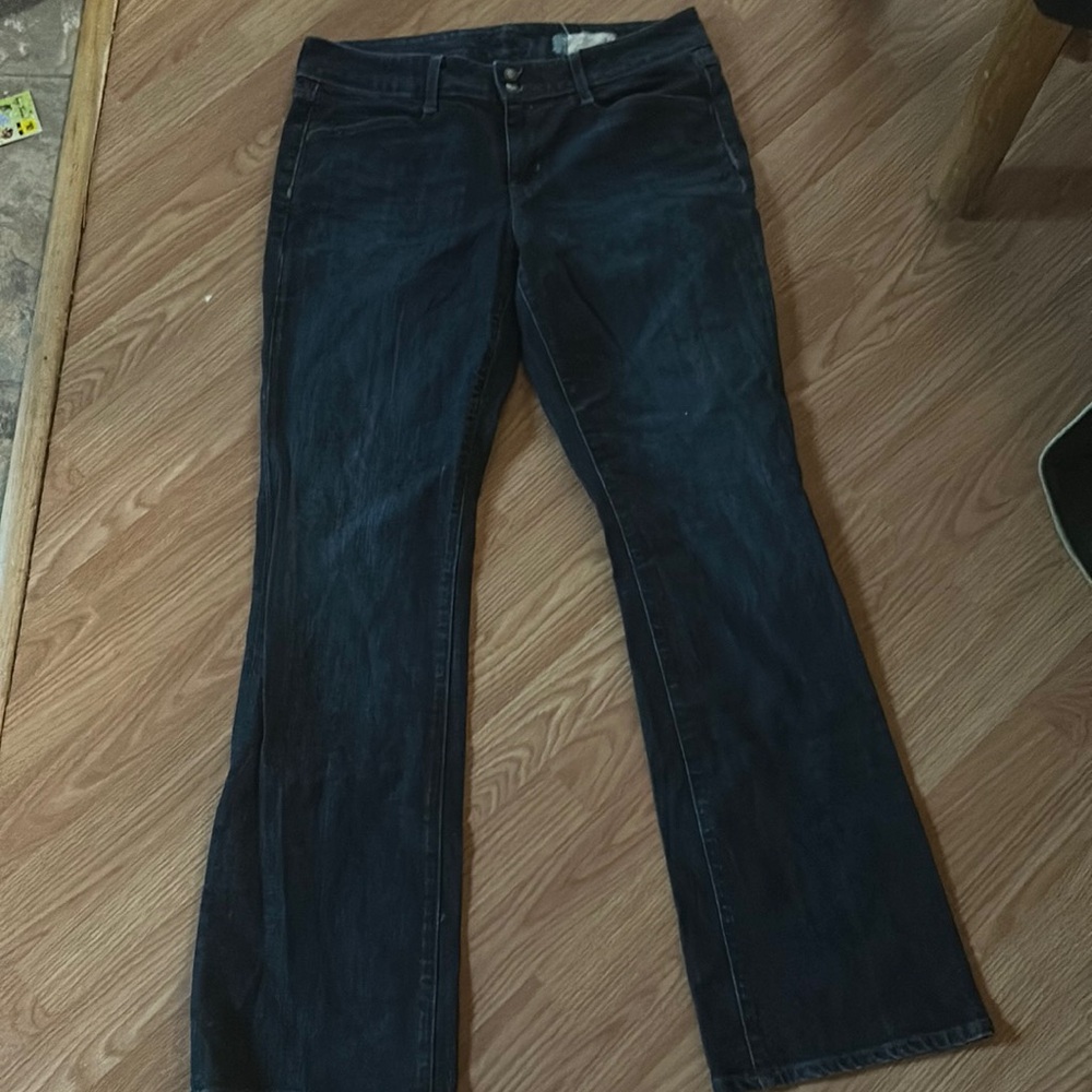 Gap dark wash curvy boot cut jeans